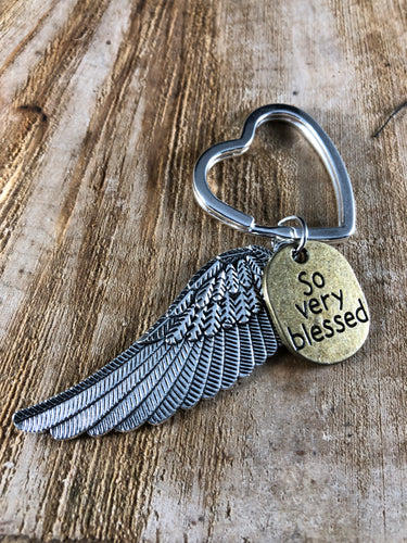 Blessed Wing Keychain